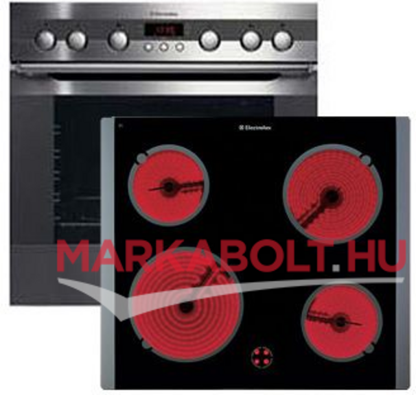 Electrolux EON 63100 X + EHL 6625 P sütő és főzőlap szett 